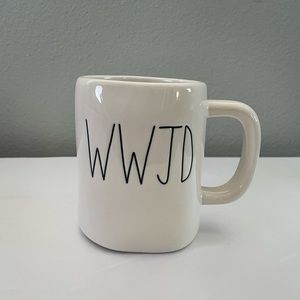 Rae Dunn Mug WWJD - What Would Jesus Do ✝️
